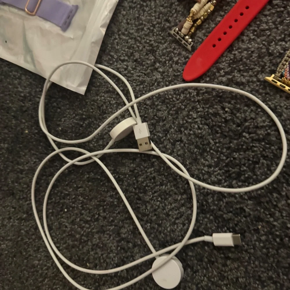 Red series 7 Apple Watch